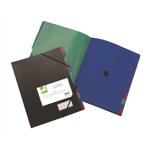 Esijärjestin Q-CONNECT A4 PP 12-osainen musta, hinta 3,52€