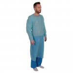 Esiliina Abena hihoilla 112x120cm sininen ldpe 20kpl