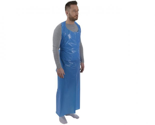 Esiliina Abena Poly-Line 80 x 150 cm sininen /50, hinta 8,72€