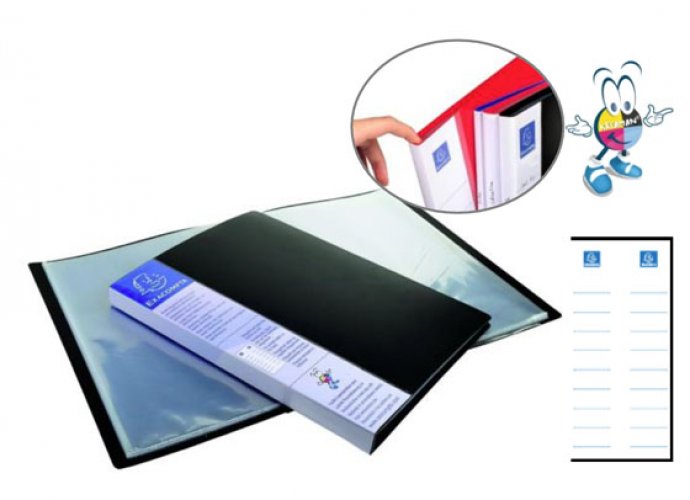 Esitekansio Exacompta 20-osainen musta, hinta 4,77€