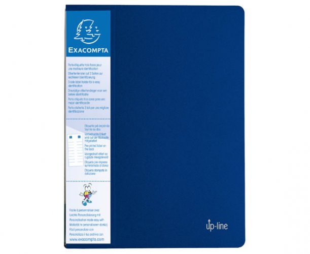 Esitekansio Exacompta 20-osainen sininen, hinta 4,77€