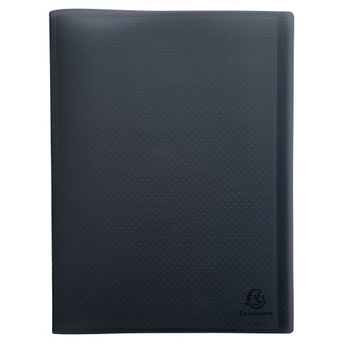 Esitekansio Exacompta recycle 40 taskua musta, hinta 2,54€