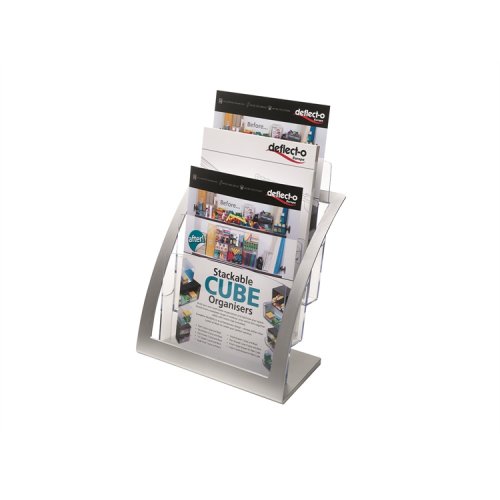 Esiteteline Contemporary 3-osainen aikakausilehtikoko hopea, hinta 52,18€