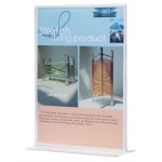 Esiteteline Q-CONNECT A5 T-malli 150 x 213 mm