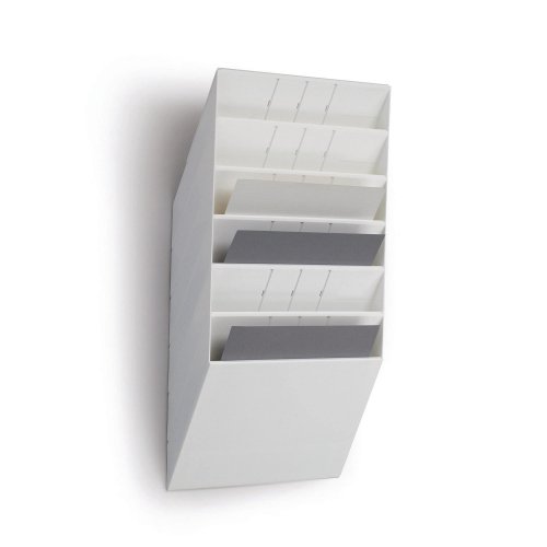 5723989 Esiteteline valkoinen A4 6-osainen 620x348x95mm edullisesti parin päivän toimitusajalla Proficientin verkkokaupasta. Seinätelineen muovilokeroihin mahtuvat hyvin A4 kokoiset dokumentit, esimerkiksi mainokset, listat ja esitteet.
