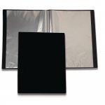 Esittelykansio a4 etutaskulla 20 taskua pp musta