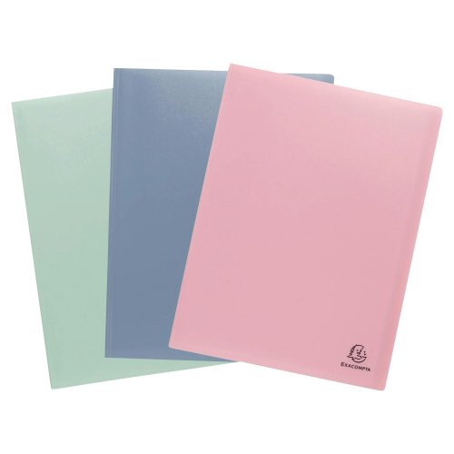 Esittelykansio Exacompta a4 40 taskua värivalikoima 3kpl, hinta 77,87€