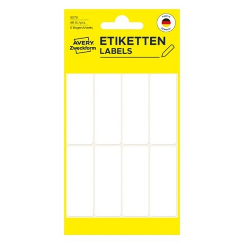 Etiketti Avery 3079 50 x 19 mm /48, hinta 1,14€