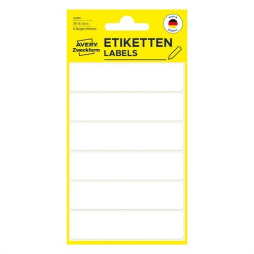Etiketti Avery 3080 76 x 19 mm /36, hinta 1,14€