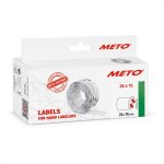 Etiketti METO 26 x 16 mm valkoinen pysyvä /6000