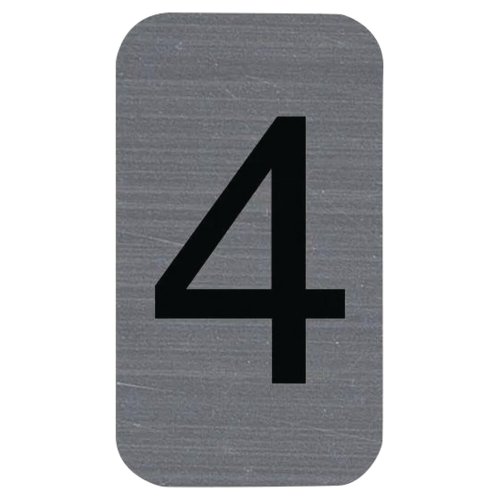 Exacompta liim alumiinikylt n4 2.5x4.4cm, hinta 3,04€