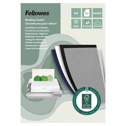 fellowes k/sidontakannet a4 kir fsc 50kpl, hinta 12,95€