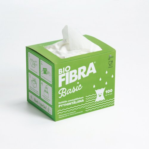 Fibra bio basic yleispyyhe 40x50cm 100kpl, hinta 31,49€