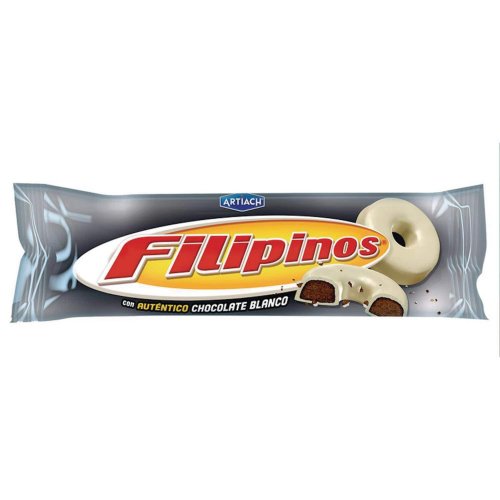 Valkosuklaakeksi Filipinos 128g, hinta 2,32€