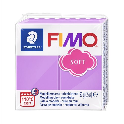 Fimo Soft perusväri 62 lavender, hinta 2,56€