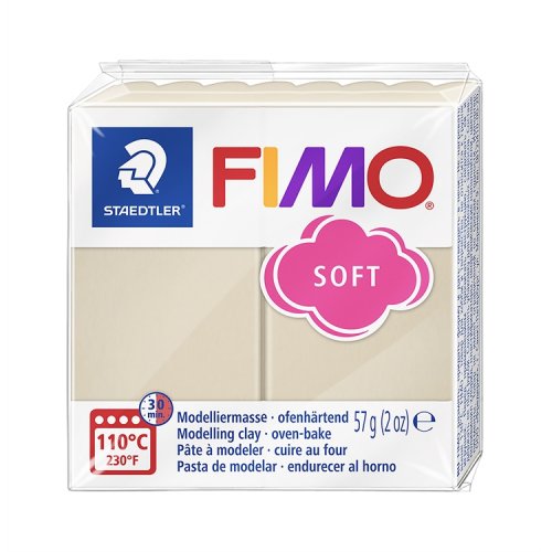 Fimo Soft perusväri 70 sahara, hinta 2,56€