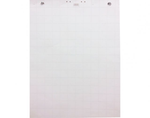 Fläppitaulupaperi 60 x 85 cm ruudut 5 x 5 cm 50 arkkia, hinta 11,20€
