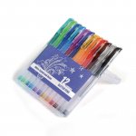 Geelikynä Glitter värilajitelma 12 kynää 1mm. 12kpl