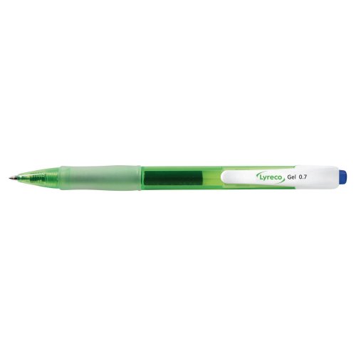 Geelikynä Lyreco mekanismilla 0,35mm sininen, hinta 1,29€