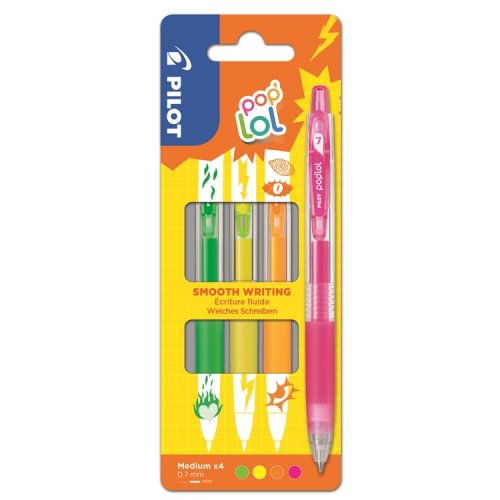 Geelikynä Pilot Poplol neonvärilajitelma 4 kpl, hinta 34,11€