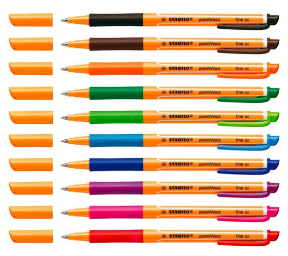 Geelikynä Stabilo pointVisco lila, hinta 1,72€