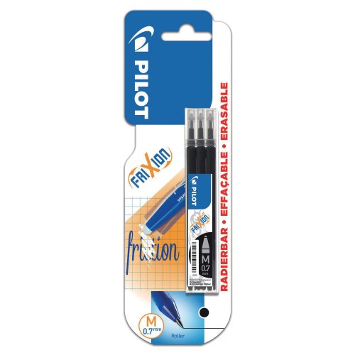 Geelikynän säiliö Pilot frixion ball 0,7mm musta 3kpl, hinta 9,28€