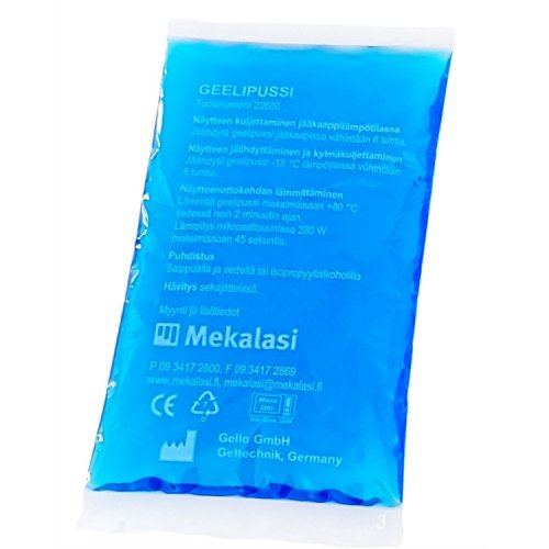 Geelipussi Mekalasi 130 x 75 x 10 mm kylmä/kuuma, hinta 4,66€