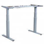 Getupdesk Duo ii smart sähköpöydän runko harmaa