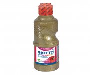 Askarteluväri Giotto Glitter Paint kulta 250 ml