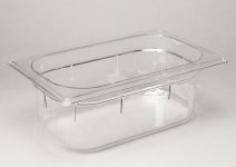 GN-astia 1/4-100 Inoxmacel 2,5L PC-muovi
