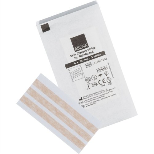 Haavansulkuteippi Abena 6x75mm beige/210, hinta 26,68€