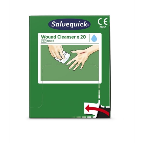 Haavapyyhe Salvequick /20, hinta 5,40€