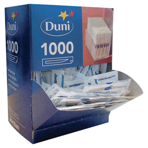 Hammastikku Duni annostelija 1000kpl, hinta 29,17€