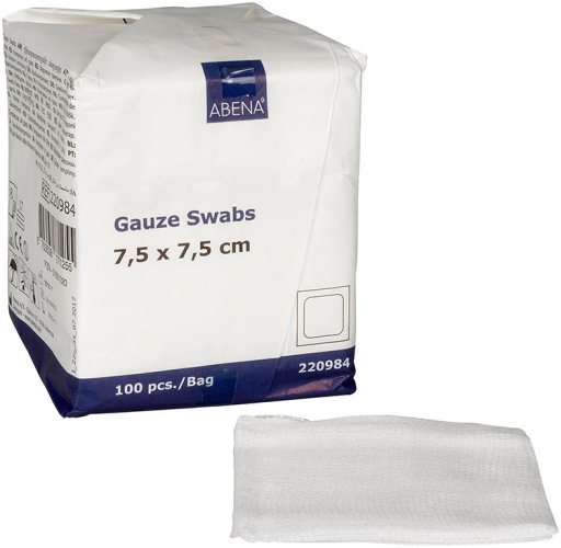 Harsotaitos Abena Curi-Med tehdaspuhdas 7,5 x 7, hinta 2,18€