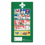 Hätäensiapuohjetarra Cederroth 1906