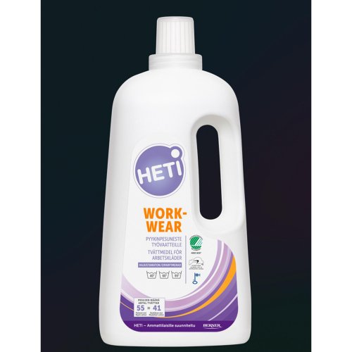 Heti työvaatepesuneste 1,5 l, hinta 35,50€