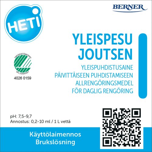Heti yleispesu joutsen käyttöliuostarra 10kpl, hinta 13,88€