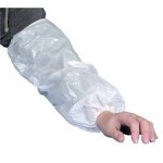 Hihansuoja Abena 40cm valkoinen LDPE-muovia 20my/100