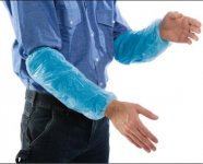 Hihasuoja Sir Polietil 40 cm sininen /100