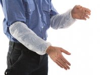 Hihasuoja Sir Polietil 40 cm valkoinen /100