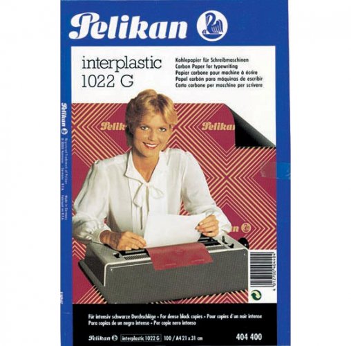 Hiilipaperi Konekirjoitukseen Pelikan 1022G A4/100, hinta 10,22€