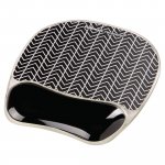 Hiirimatto Fellowes chevron rannetuella geeli