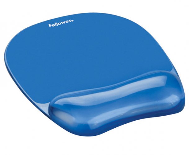 Hiirimatto rannetuella Fellowes Crystal sininen, hinta 18,04€