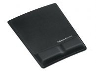 Hiirimatto rannetuella Fellowes Health-V musta