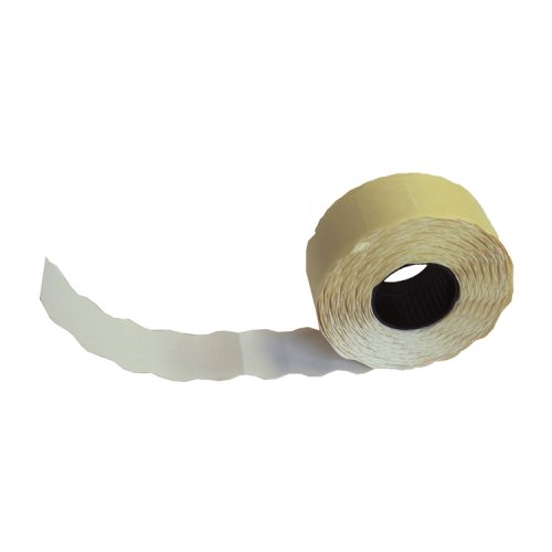 Hintaetiketti 26 x 16 mm pysyvä valkoinen /1200, hinta 1,20€