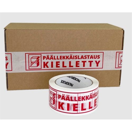 Huomioteippi Päällekkäislastaus kielletty, hinta 32,22€