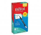 Huopakynä Berol Colour Fine värilajitelma /12