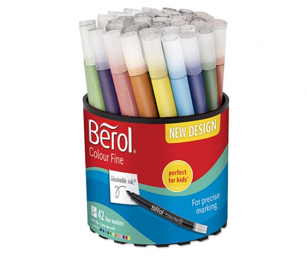 Huopakynä Berol Colour Fine värilajitelma /42, hinta 28,73€