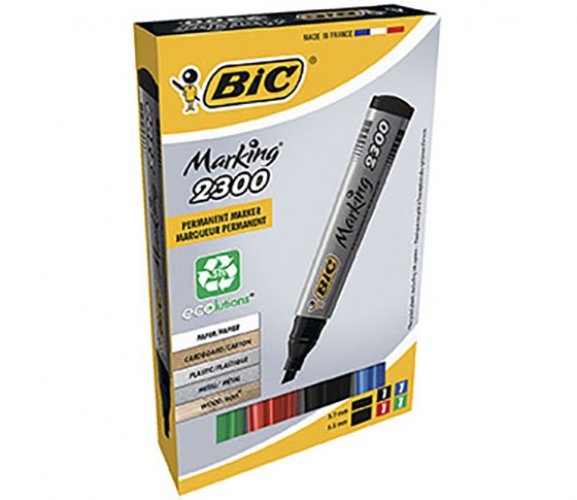 Huopakynä Bic Marking 2300 värilajitelma 4 kpl, hinta 4,06€