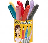 Huopakynä Bic Marking Color värilajitelma 10kpl + kynäpurkki